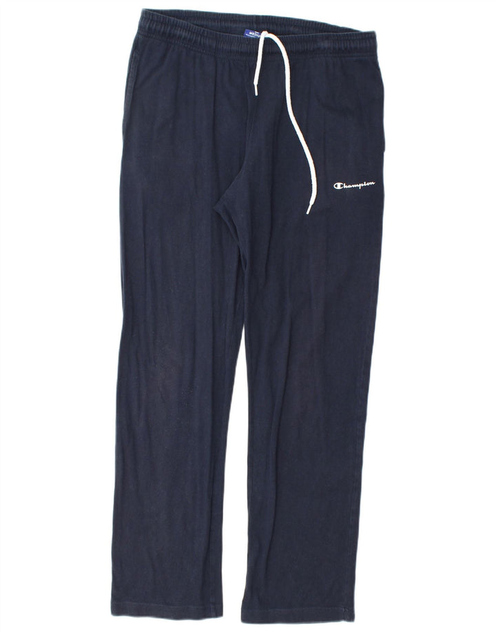Pantaloni da tuta da uomo CHAMPION cotone medio blu navy