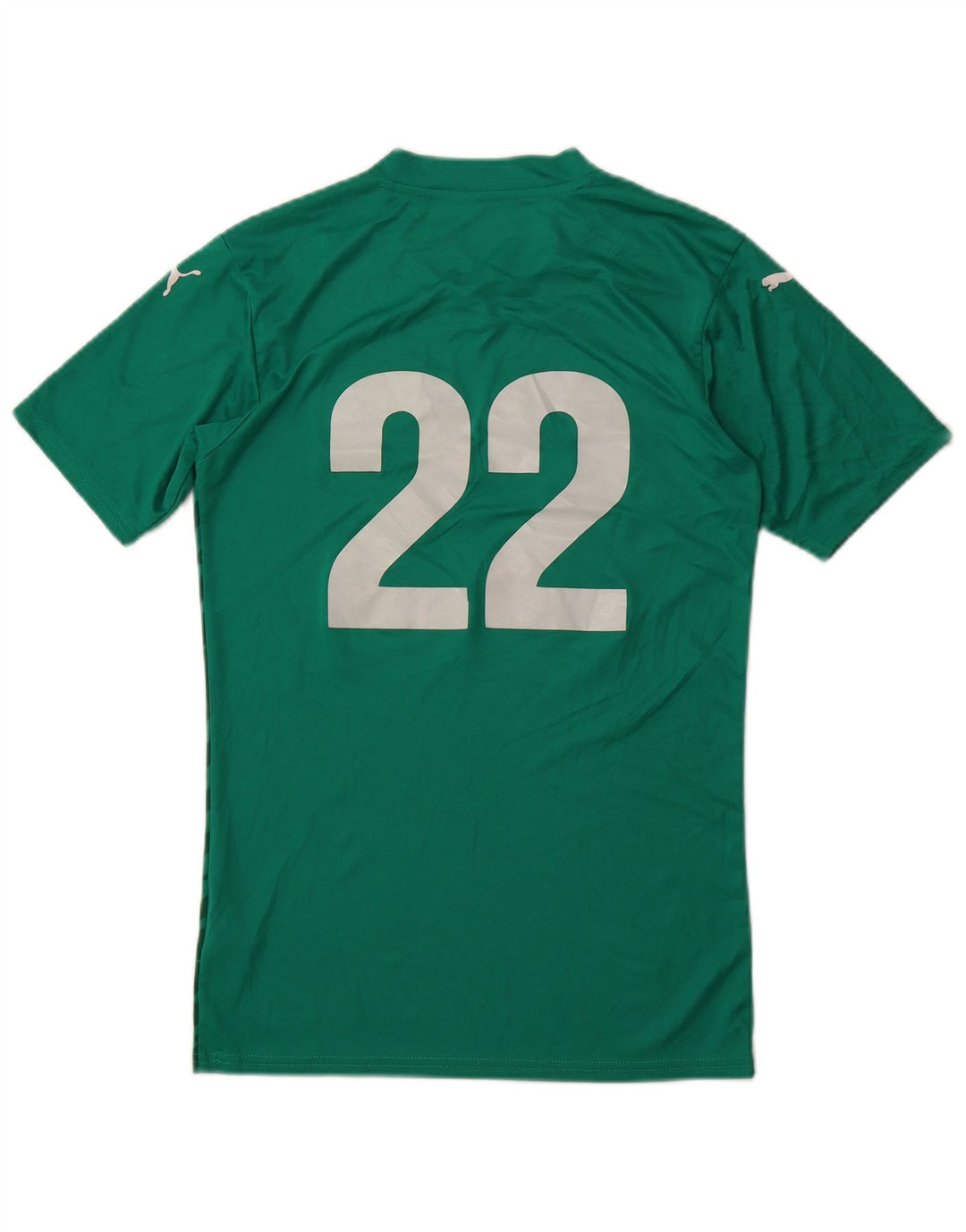 PUMA T-shirt grafica da uomo Top Small Verde geometrico in poliestere