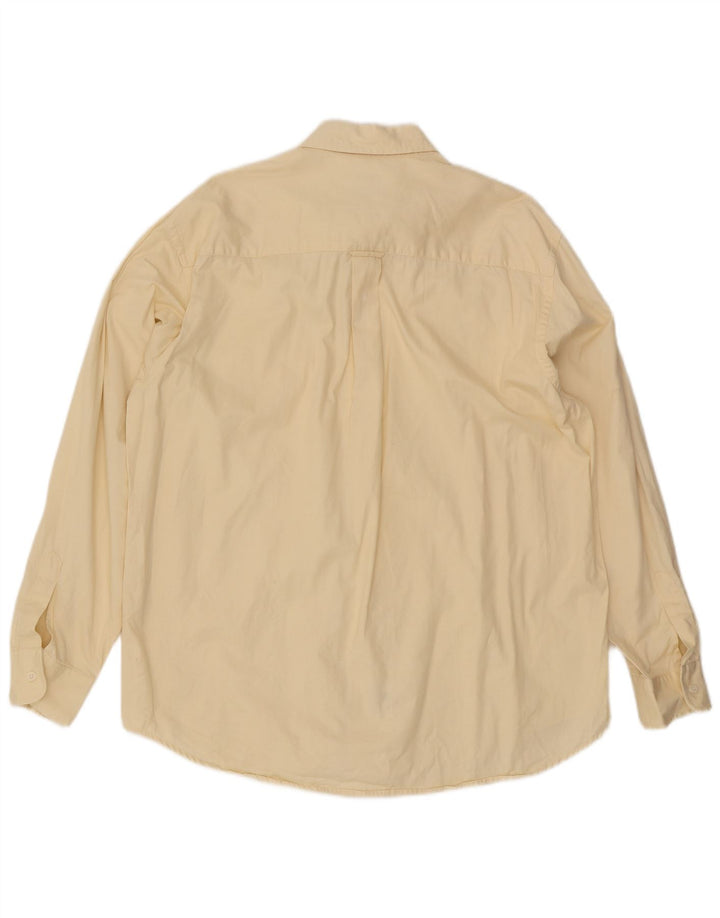 Camicia da uomo Carrera XL in cotone giallo
