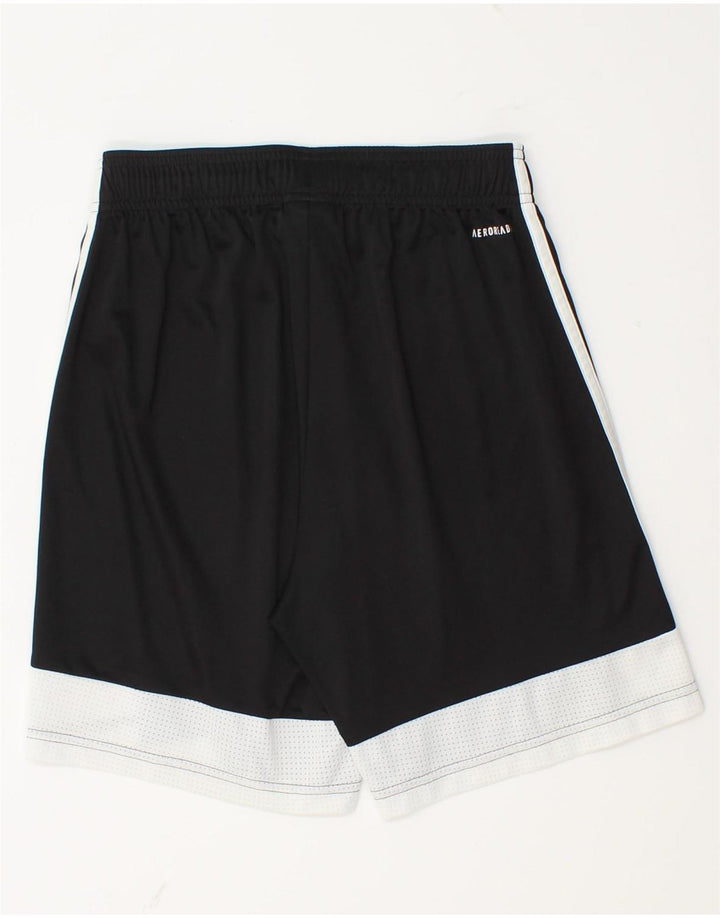 Pantaloncini sportivi Adidas Aeroready da uomo piccoli in poliestere color block nero