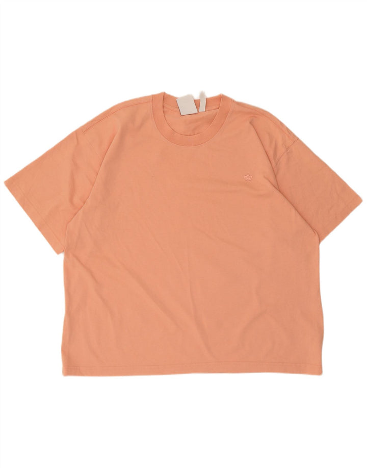 T-shirt da uomo Adidas Top XL in cotone rosa