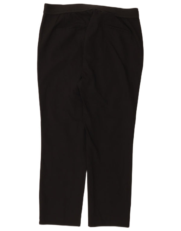 Pantaloni chino dritti da donna Zara 2XL W34 L27 cotone nero
