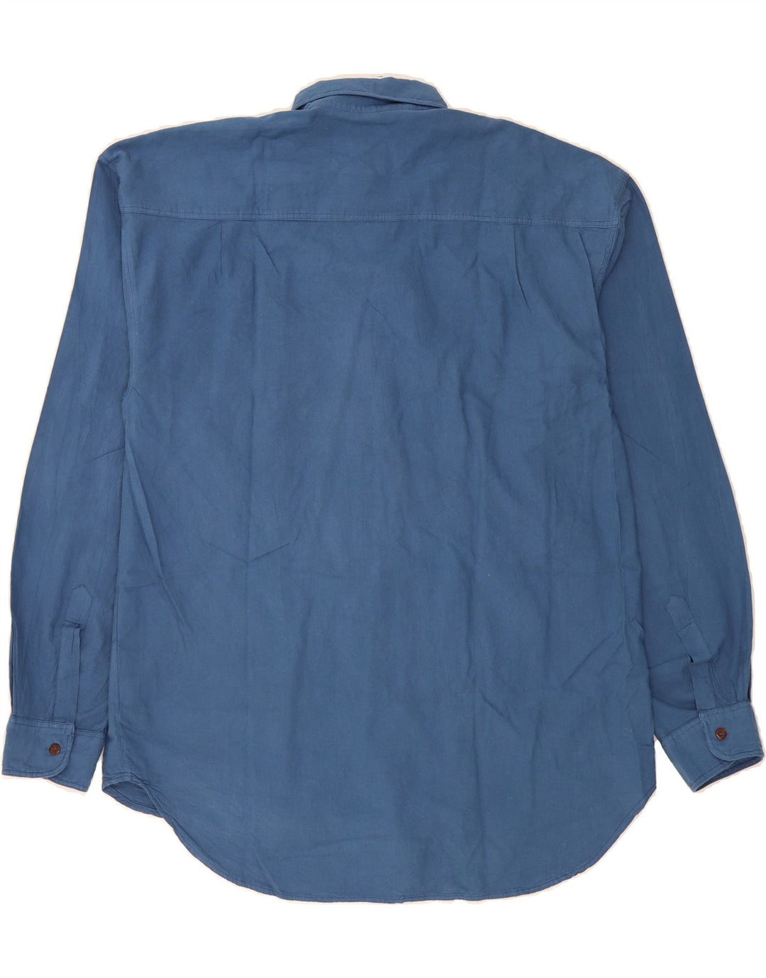 VINTAGE Mens Oversized Shirt Size 37/38 Small Blue Cotton Vintage Vintage and Second-Hand Vintage from Messina Hembry 