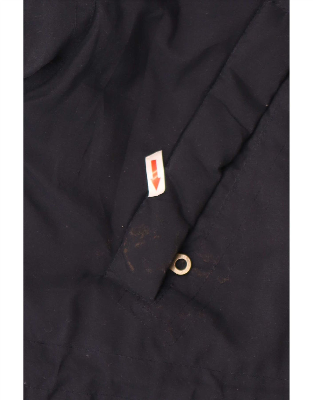 Cappotto giacca a vento vintage da uomo UK 38 Poliestere color block medio blu navy