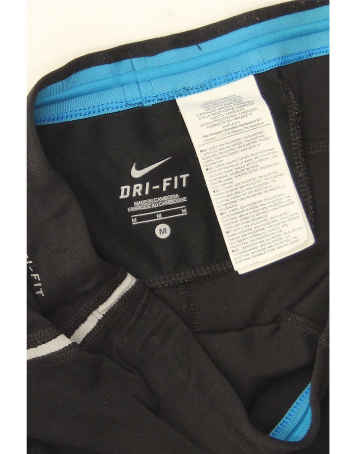 Leggings Nike Dri Fit da donna UK 12 medio nero poliestere