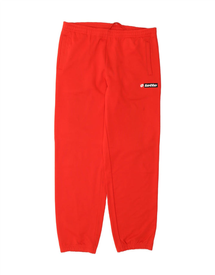 LOTTO Mens Tracksuit Trousers Joggers XL  Red Polyester Vintage Lotto and Second-Hand Lotto from Messina Hembry 