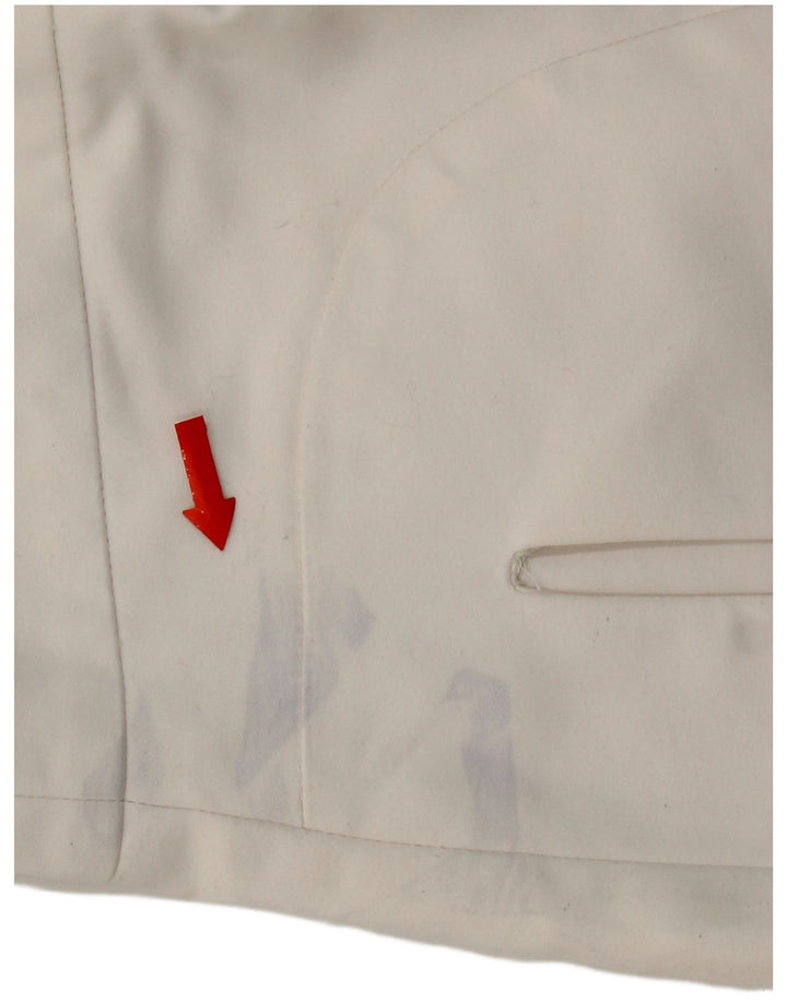 Minigonna Zara da donna media W28 in cotone bianco