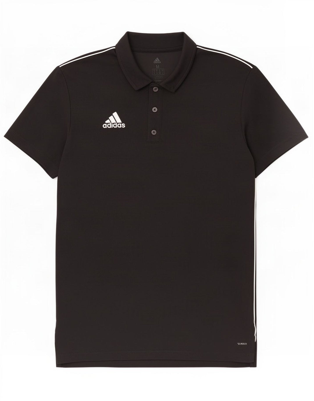 Polo Adidas Climalite da uomo media in poliestere nero