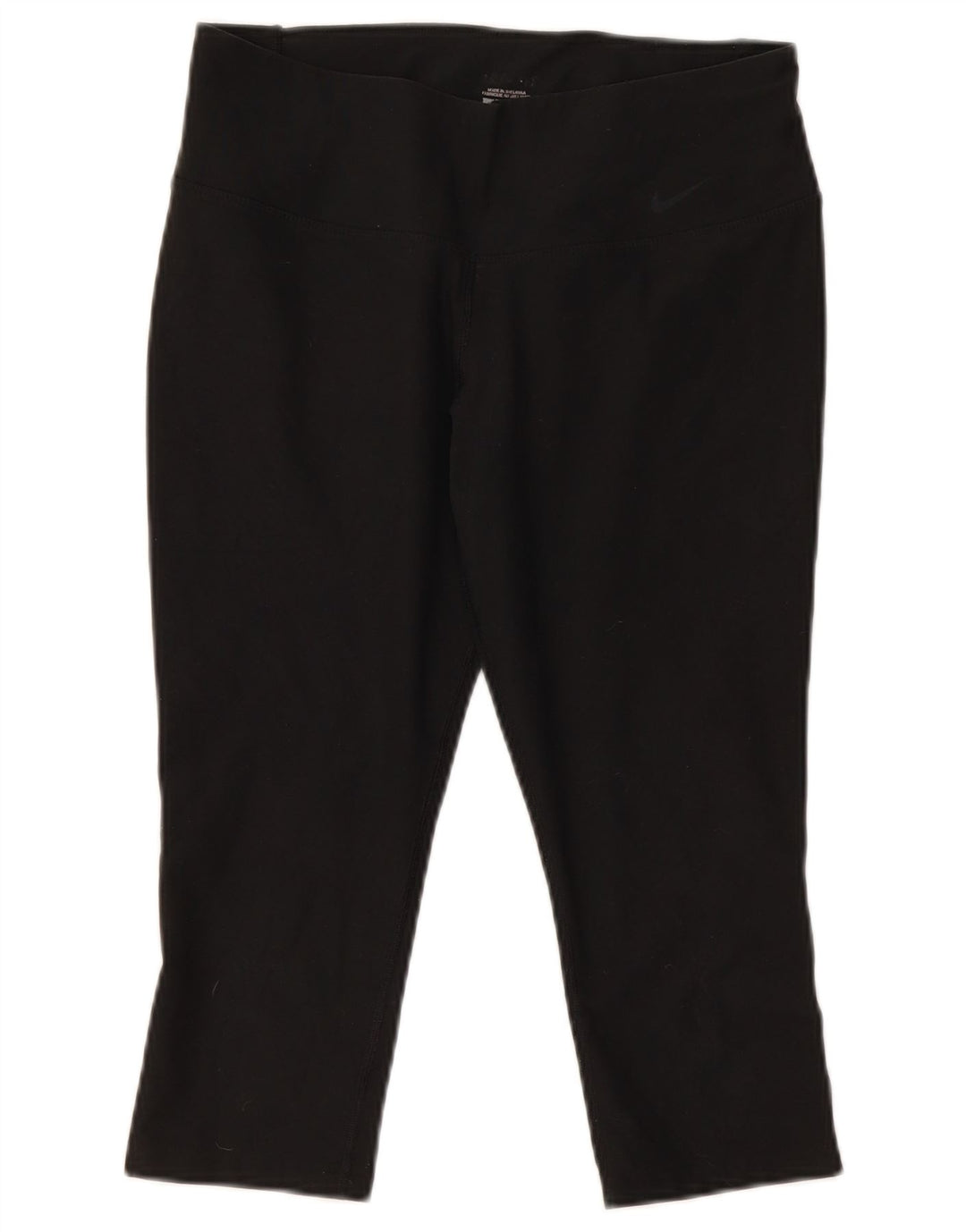 Leggings Capri da donna Nike UK 14 poliestere nero medio