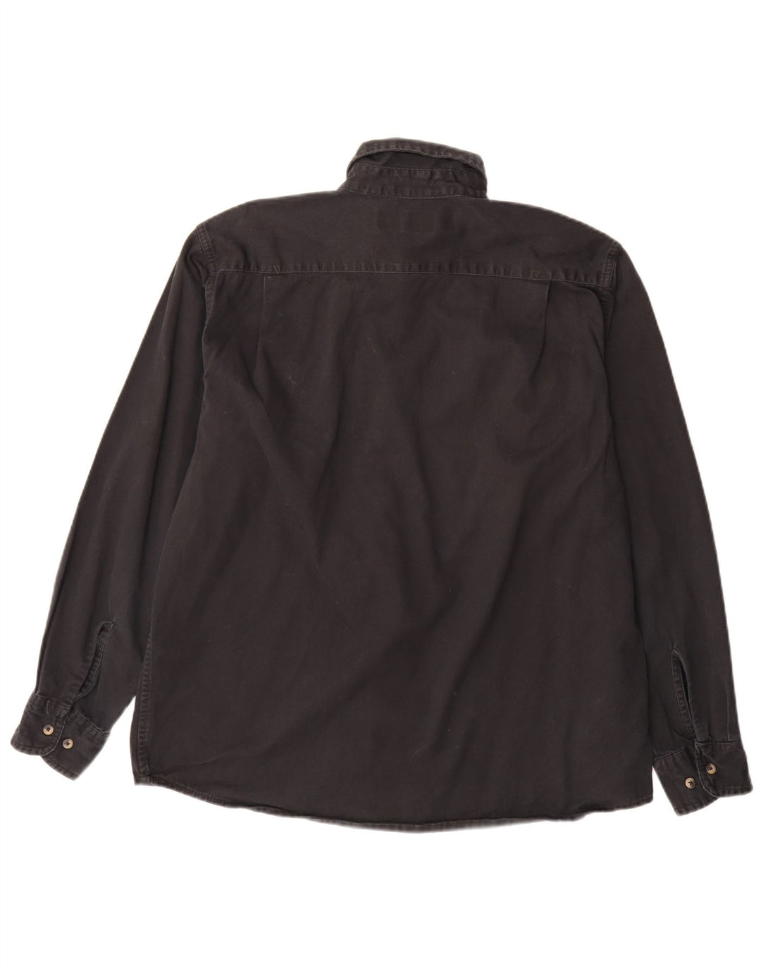 Camicia di jeans da uomo Wrangler grande in cotone nero