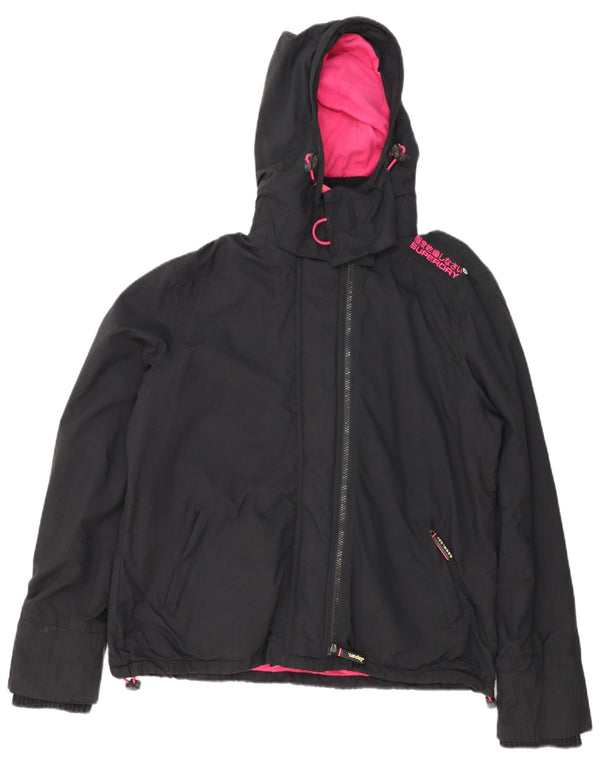 Giacca a vento da donna Superdry The Windcheater Graphic UK 18 XL nera