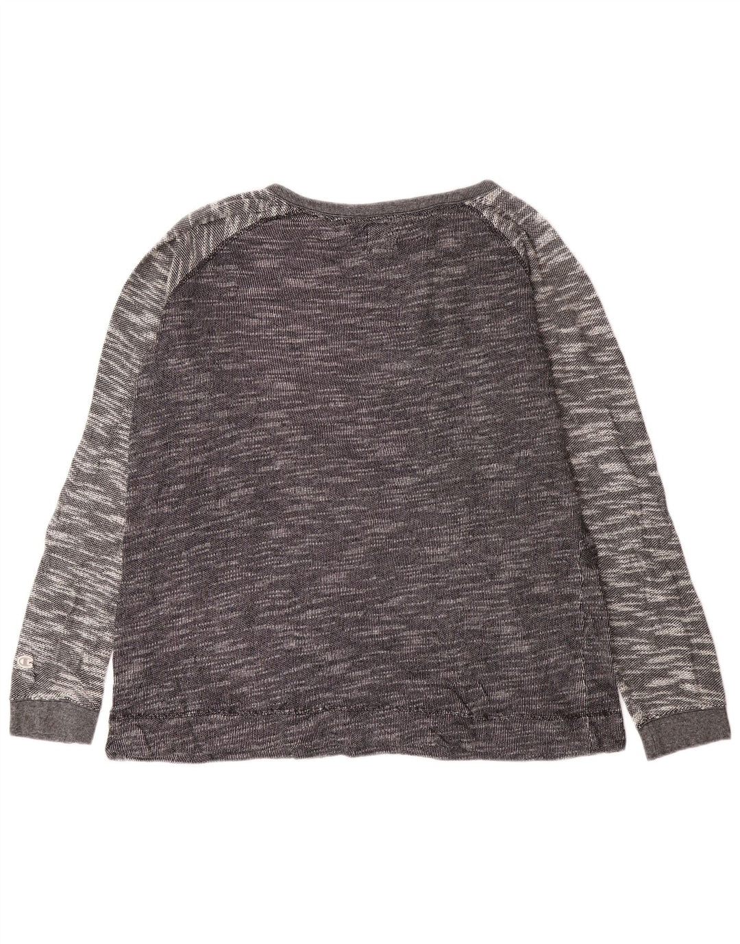 Maglia a maniche lunghe da donna Champion UK 18 XL Cotone chiazzato grigio