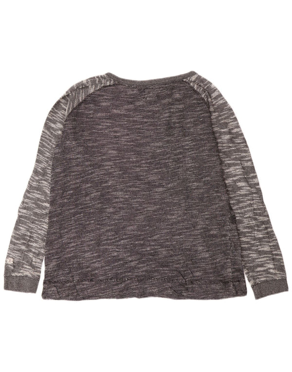 Maglia a maniche lunghe da donna Champion UK 18 XL Cotone chiazzato grigio