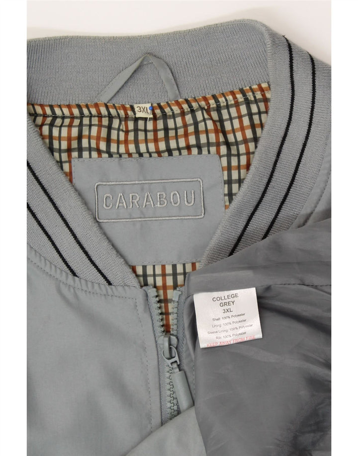 Giubbotto bomber da uomo CARABOU UK 46 3XL Poliestere grigio