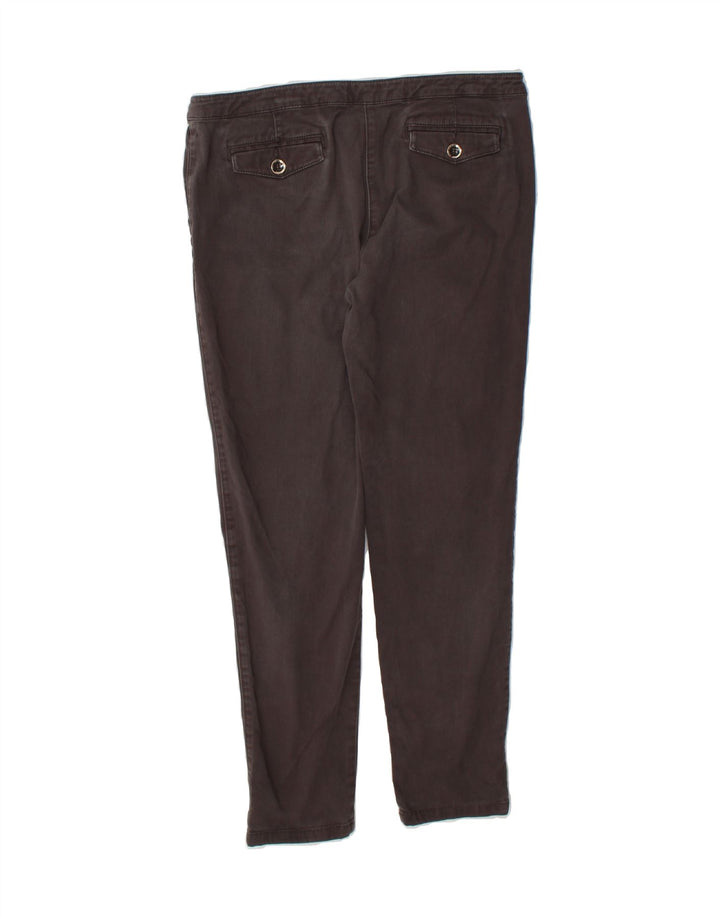 ARMANI Womens Slim Chino Trousers W44 L28 Grey Cotton Vintage Armani and Second-Hand Armani from Messina Hembry 