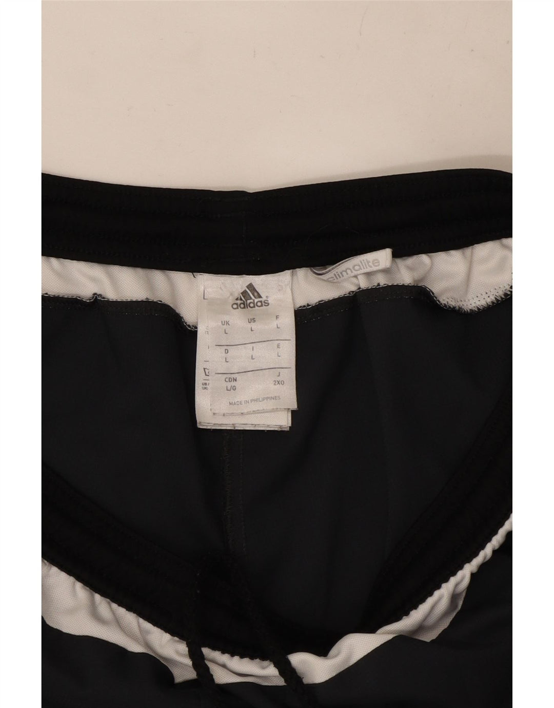 Pantaloncini sportivi Adidas Climalite da uomo, grandi, in poliestere color block grigio