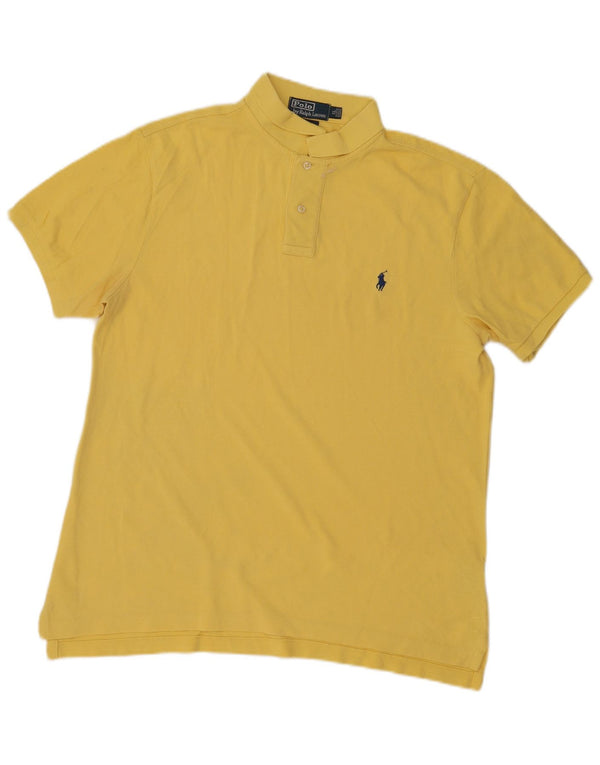 Polo Ralph Lauren da uomo XL in cotone giallo