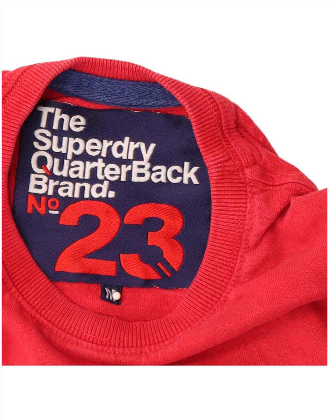 T-shirt grafica da uomo SUPERDRY Top in cotone rosso medio