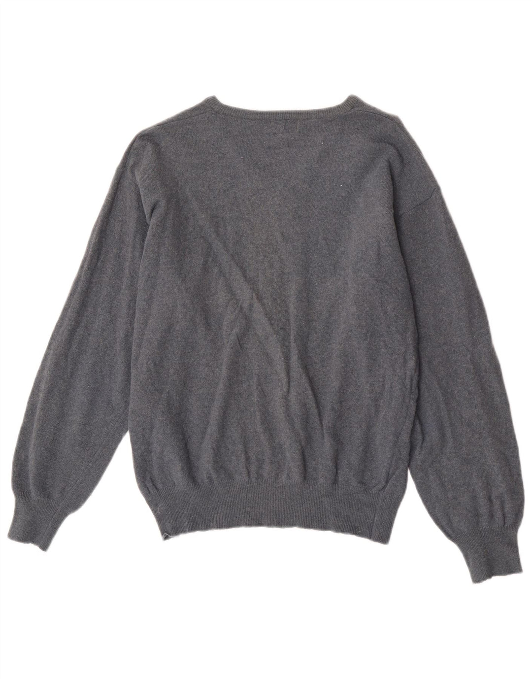 Maglione Kappa da donna con scollo a V UK 14 Lana blu navy medio