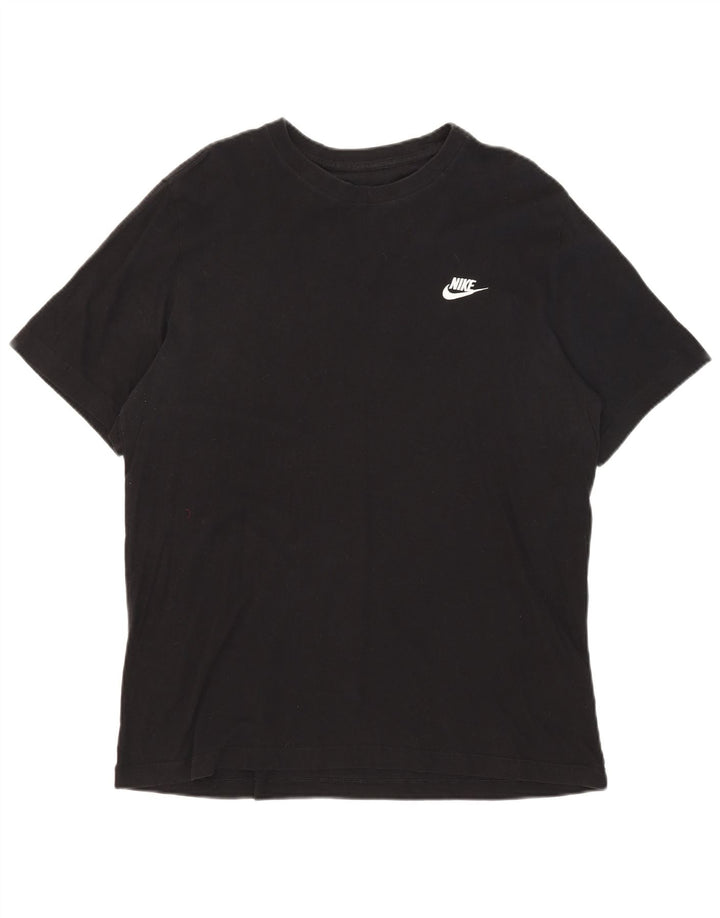T-shirt da donna Nike Top UK 16 grande cotone nero