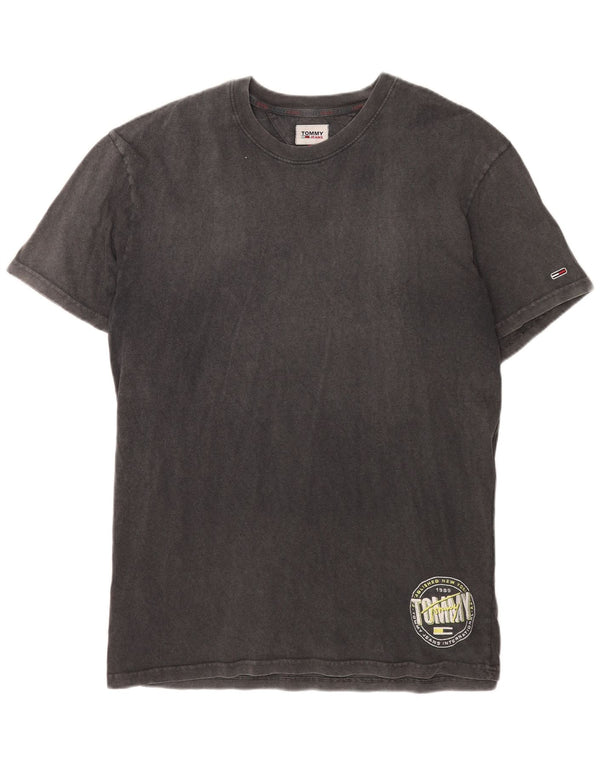 T-shirt da uomo Tommy Hilfiger Top XL in cotone grigio