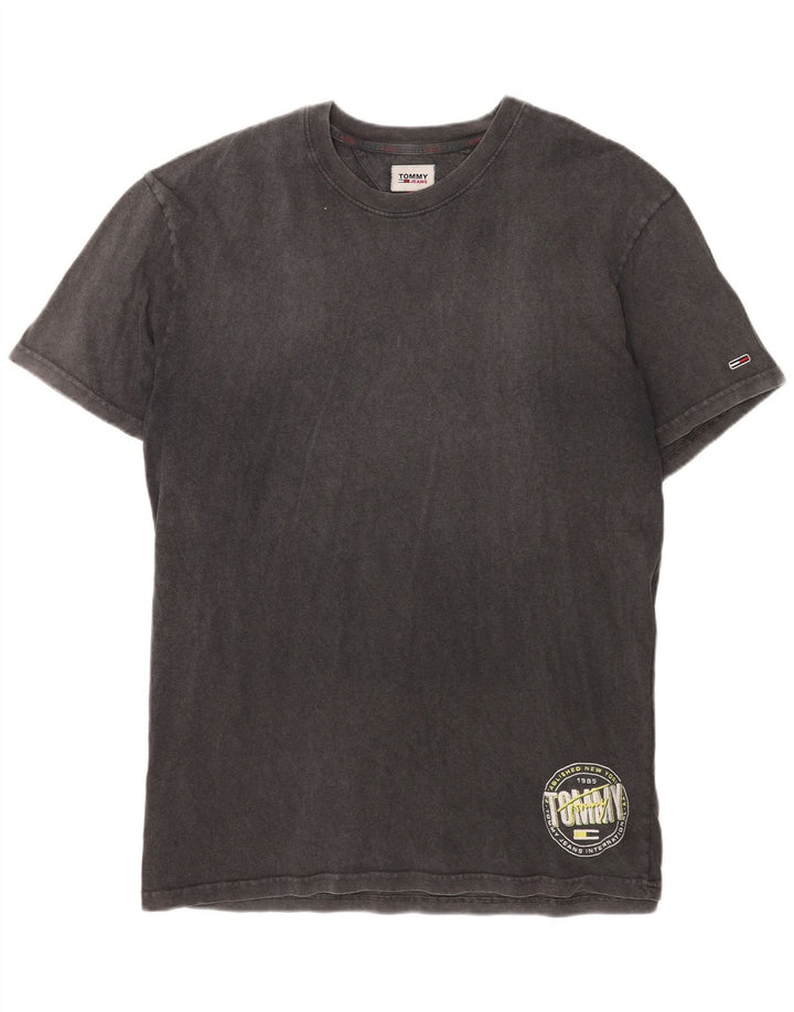 T-shirt da uomo Tommy Hilfiger Top XL in cotone grigio