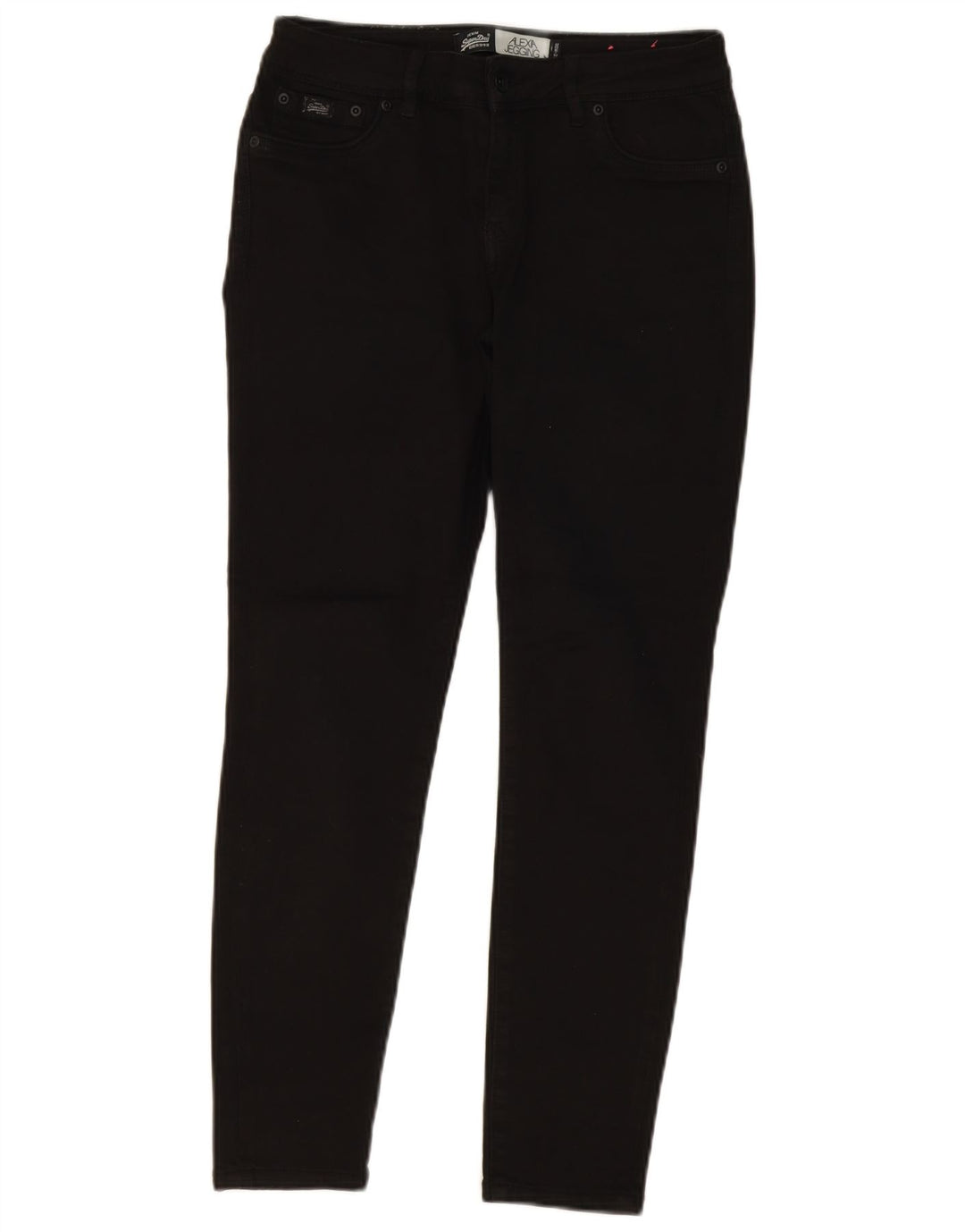 SUPERDRY Womens Alexia Jegging Jeans W30 L28 Black Cotton