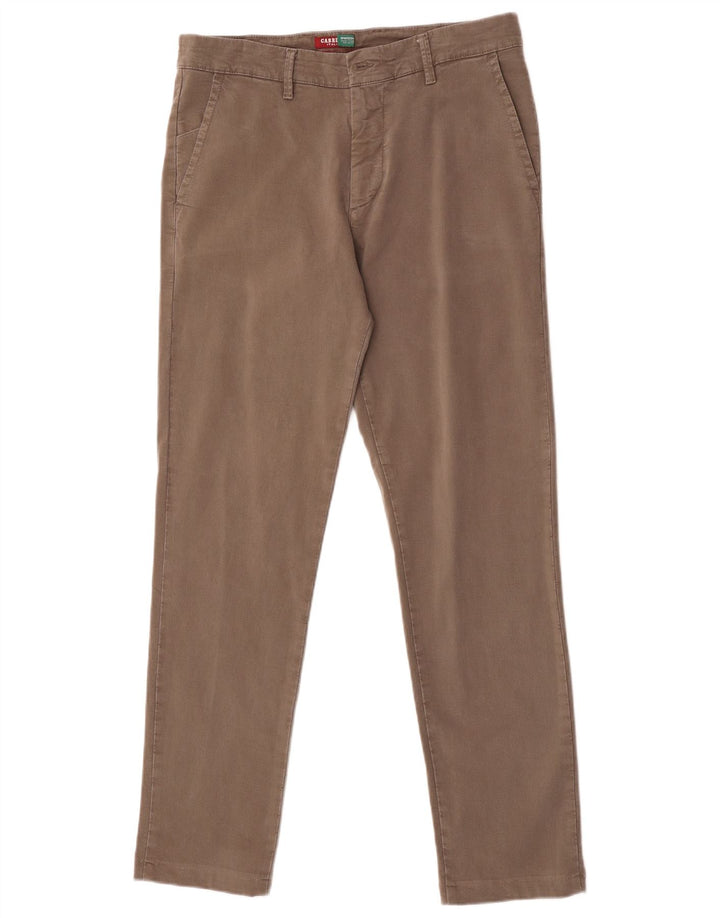 Pantaloni chino slim da uomo Carrera IT 48 medio W33 L31 cotone grigio