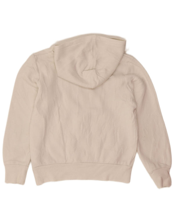 Maglione con cappuccio grafico per ragazze Levi's 9-10 anni in cotone bianco