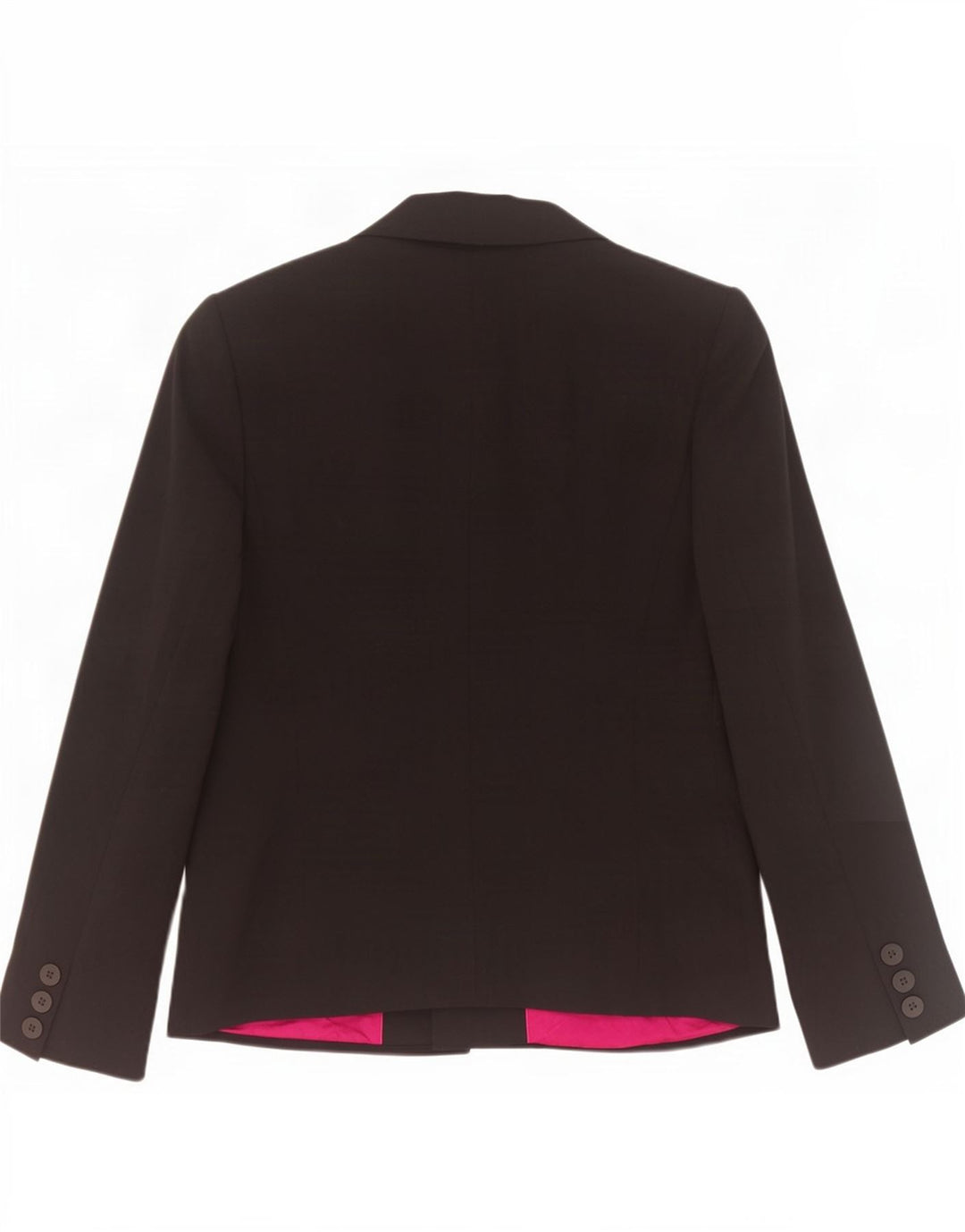 Giacca blazer a 3 bottoni Marks & Spencer da donna UK 12 viscosa nera media