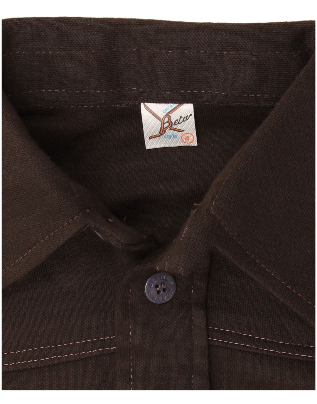 Polo a maniche lunghe da uomo BETA piccola marrone