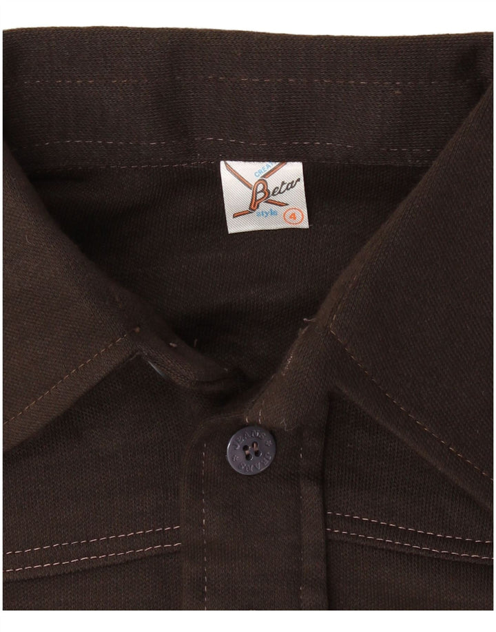 Polo a maniche lunghe da uomo BETA piccola marrone