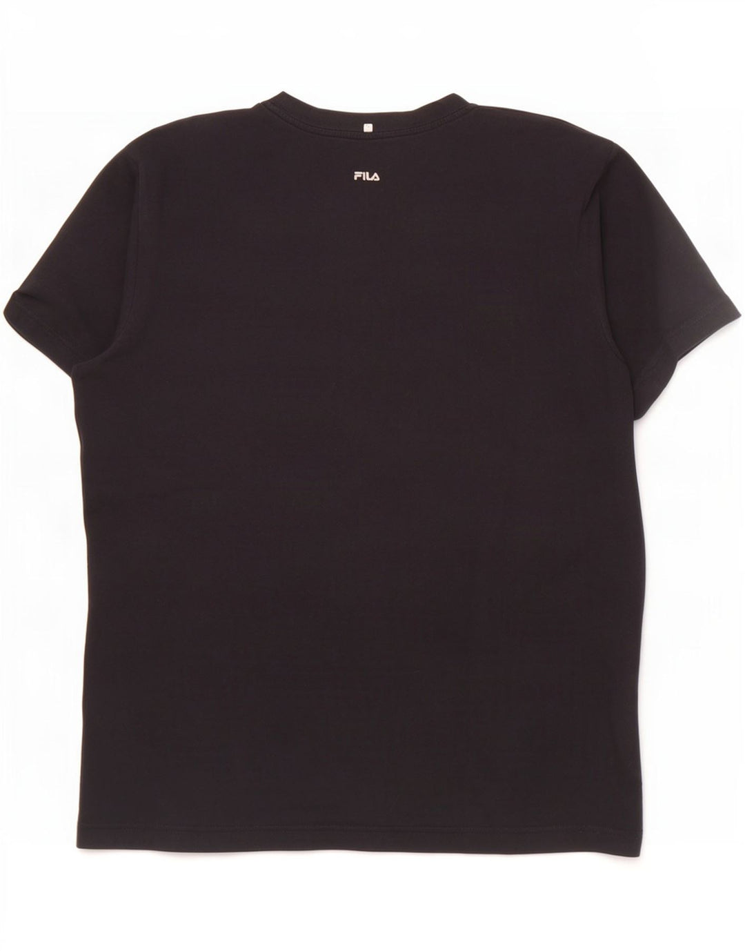 T-shirt grafica da uomo Fila Top in cotone nero medio