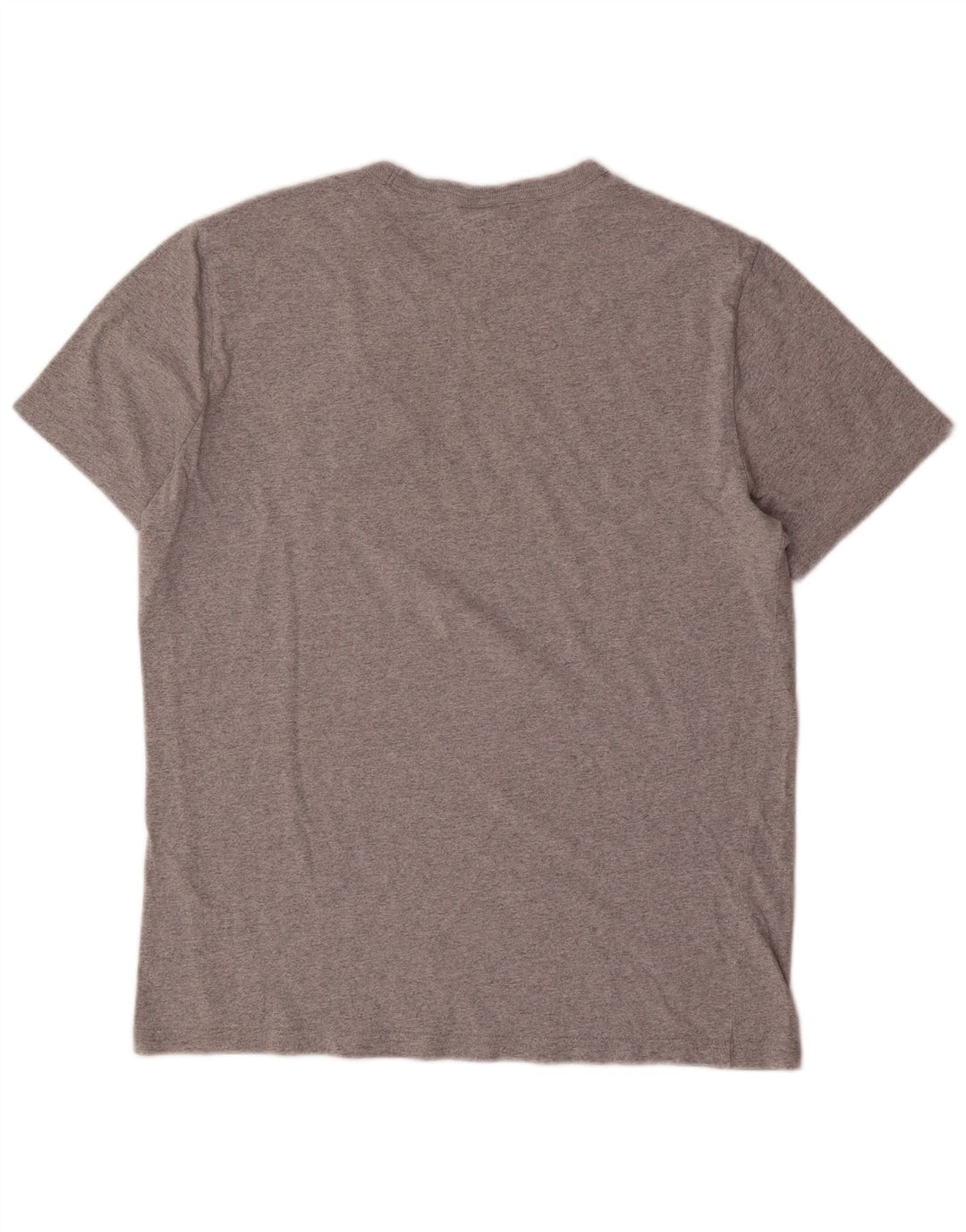 T-shirt grafica da uomo Champion Top grande in cotone grigio