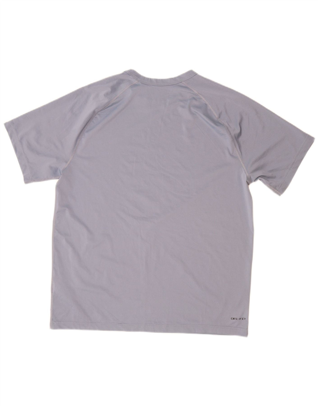T-shirt NIKE da uomo Dri Fit, grande, in poliestere grigio