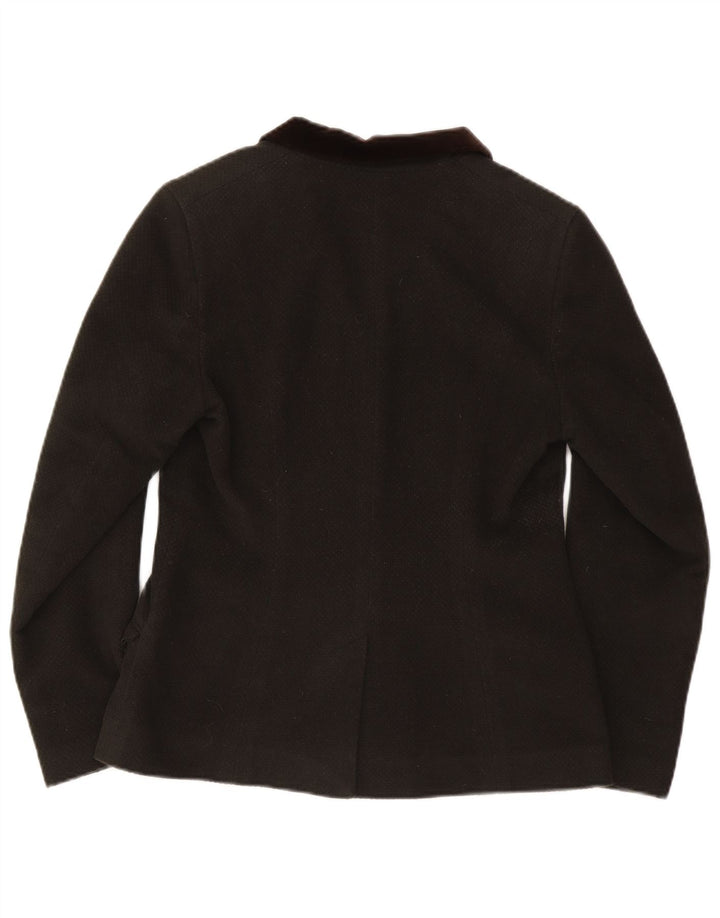 Giacca Blazer a 4 Bottoni da Donna Luciano Barbera IT 44 Angora Verde Medio