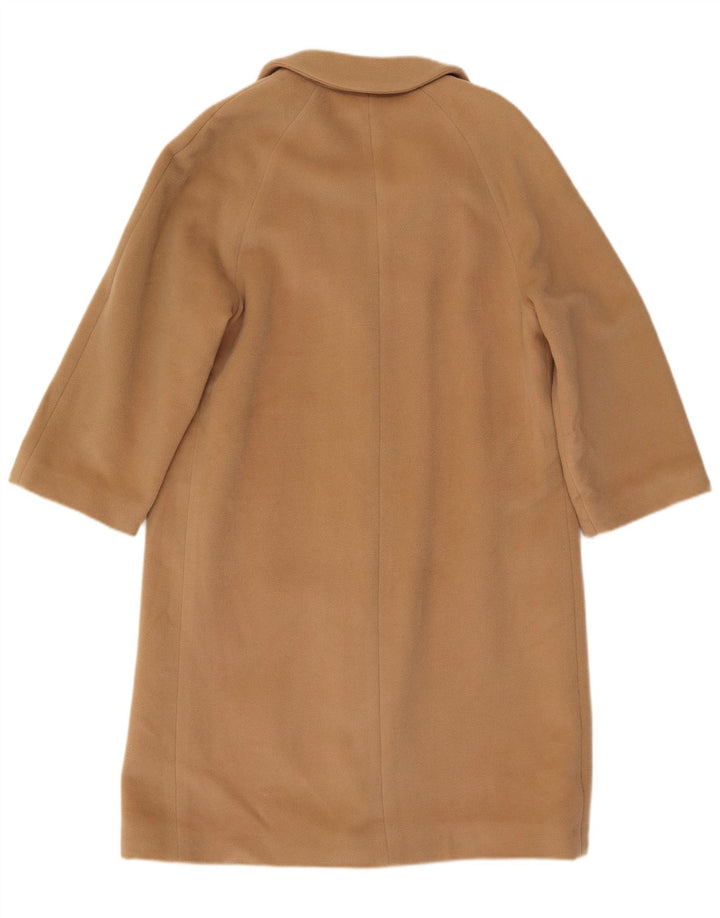 Soprabito oversize da donna vintage IT 40 piccolo in lana beige