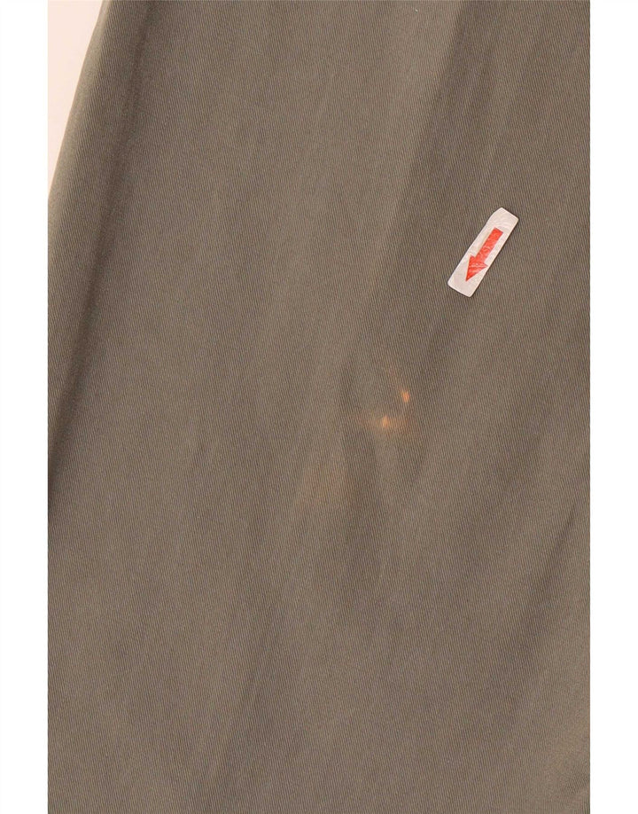 Pantaloni da abito con pegging da uomo Marks & Spencer W40 L31 cotone kaki