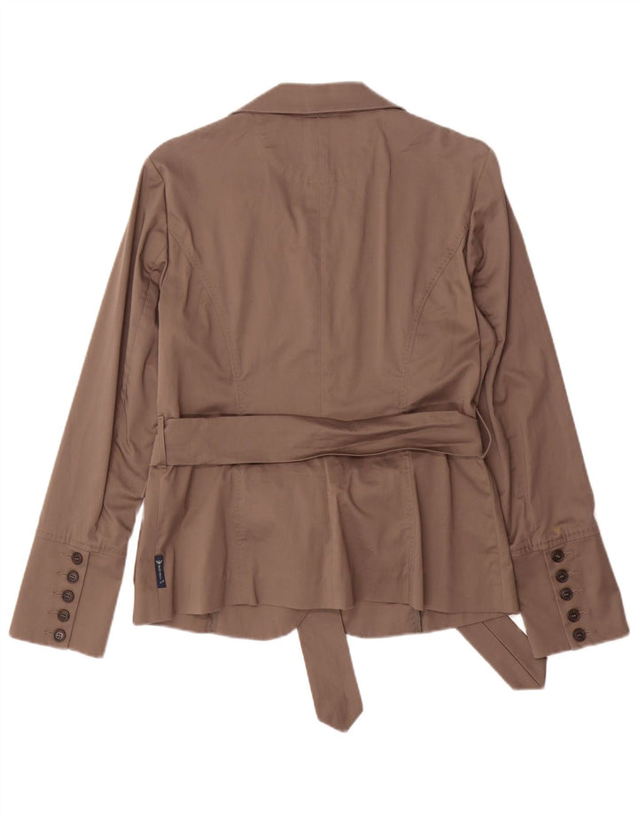 Giacca blazer da donna a 3 bottoni Armani Jeans EU 44 XL cotone marrone