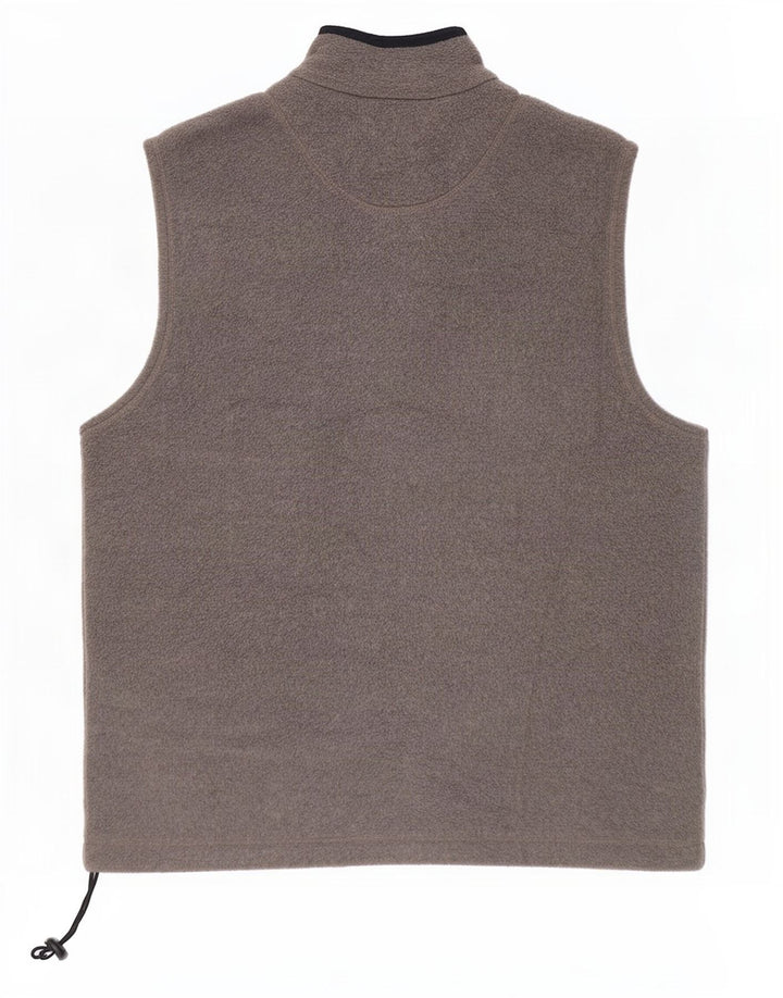 Gilet in pile Marks & Spencer da uomo blu Harbour UK 40 grande poliestere grigio