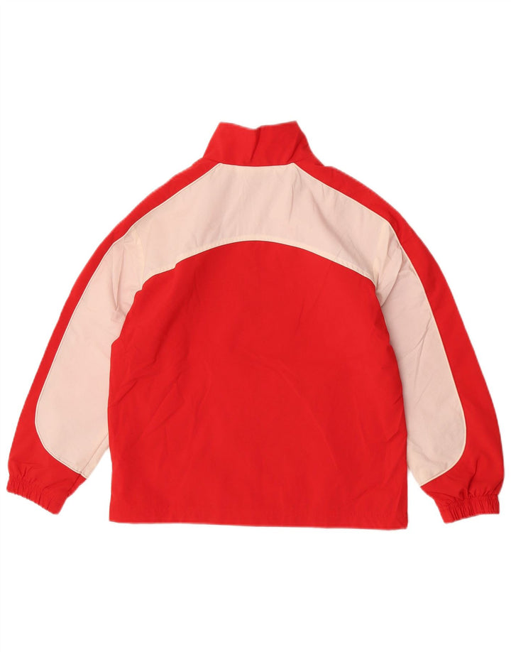 Giacca della tuta da ragazzo Nike, 7-8 anni, in poliestere color block rosso