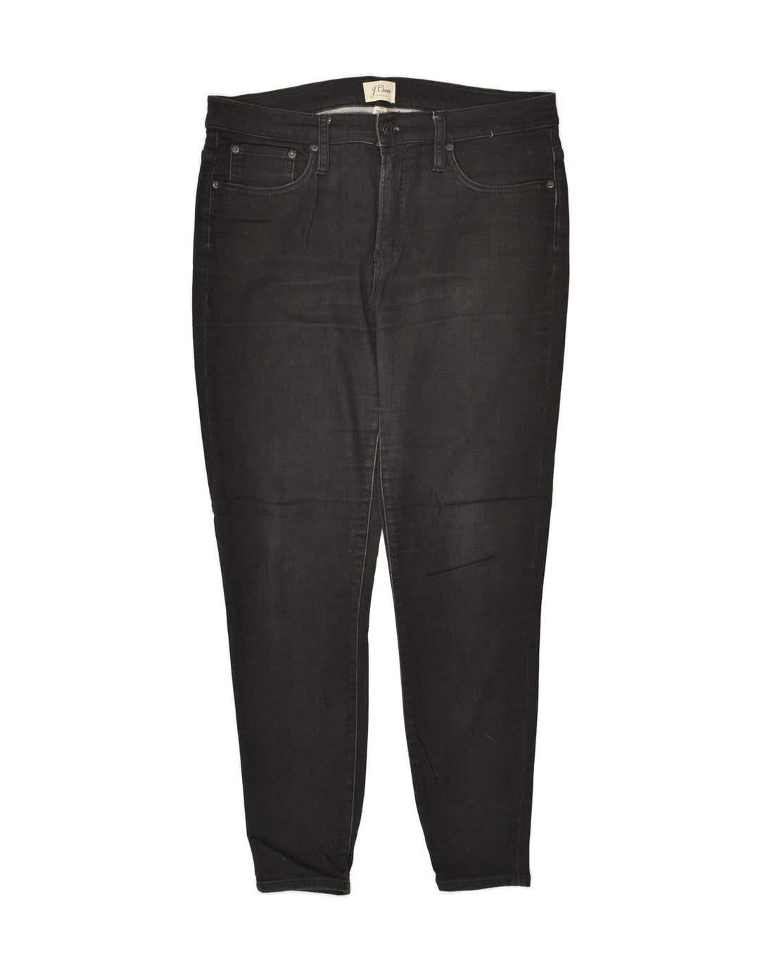 J. CREW Womens Skinny Jeans W32 L28 Black Cotton | Vintage J. Crew | Thrift | Second-Hand J. Crew | Used Clothing | Messina Hembry 