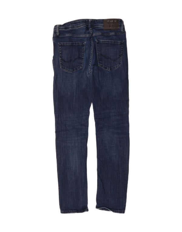 Jack & Jones Uomo GLENN Slim Jeans W30 L32 Cotone Blu
