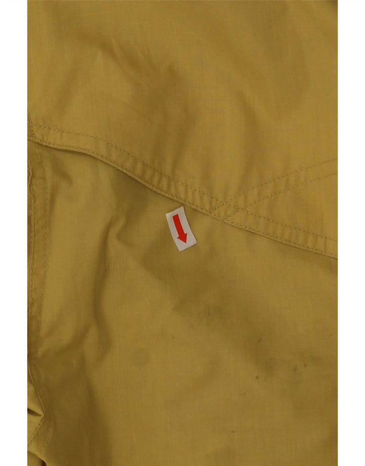Giubbotto bomber con cappuccio vintage da uomo UK 42 XL giallo