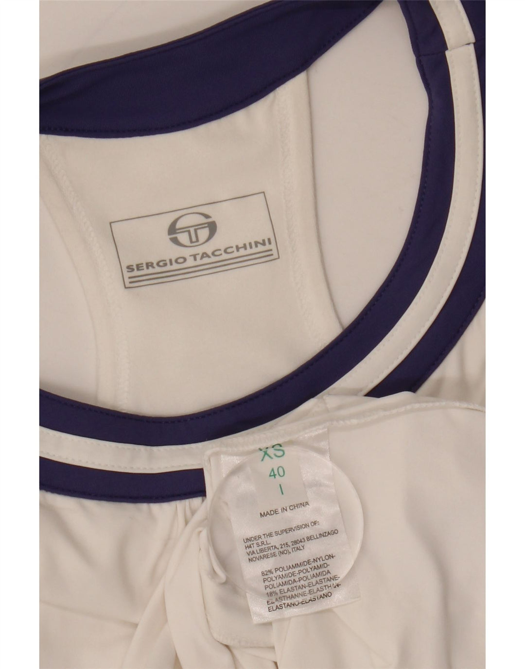Canotta da donna Sergio Tacchini UK 4 XS nylon bianco