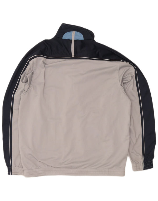 Giacca da tuta da uomo Diadora UK 40 Poliestere color block grigio medio