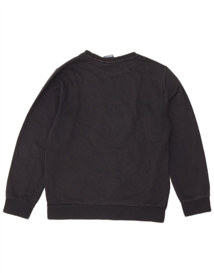 CHAMPION Boys Graphic Sweatshirt Jumper 11-12 Years Large  Black