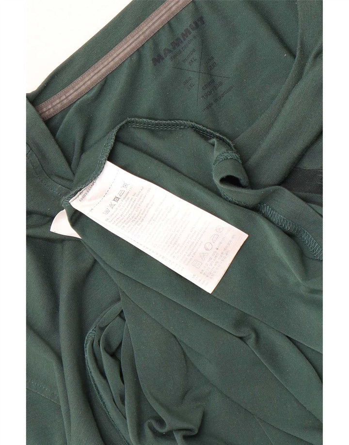 Mammut Maglietta grafica da uomo a maniche lunghe 2XL Verde poliestere