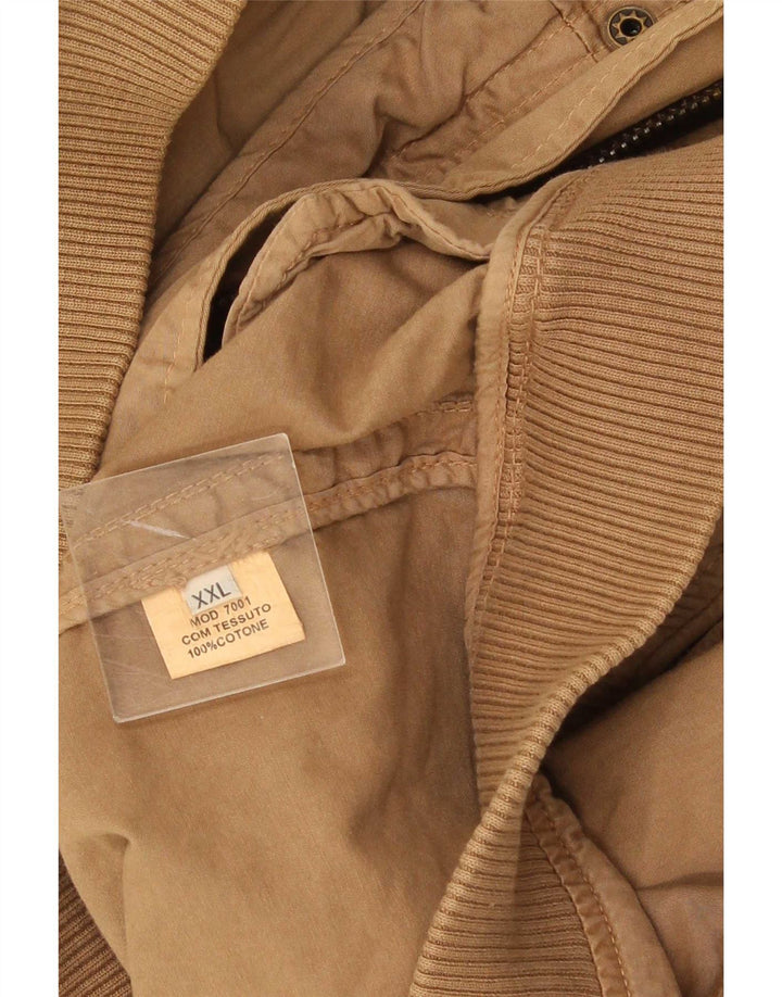 Giubbotto bomber da uomo Avirex UK 46 2XL cotone marrone