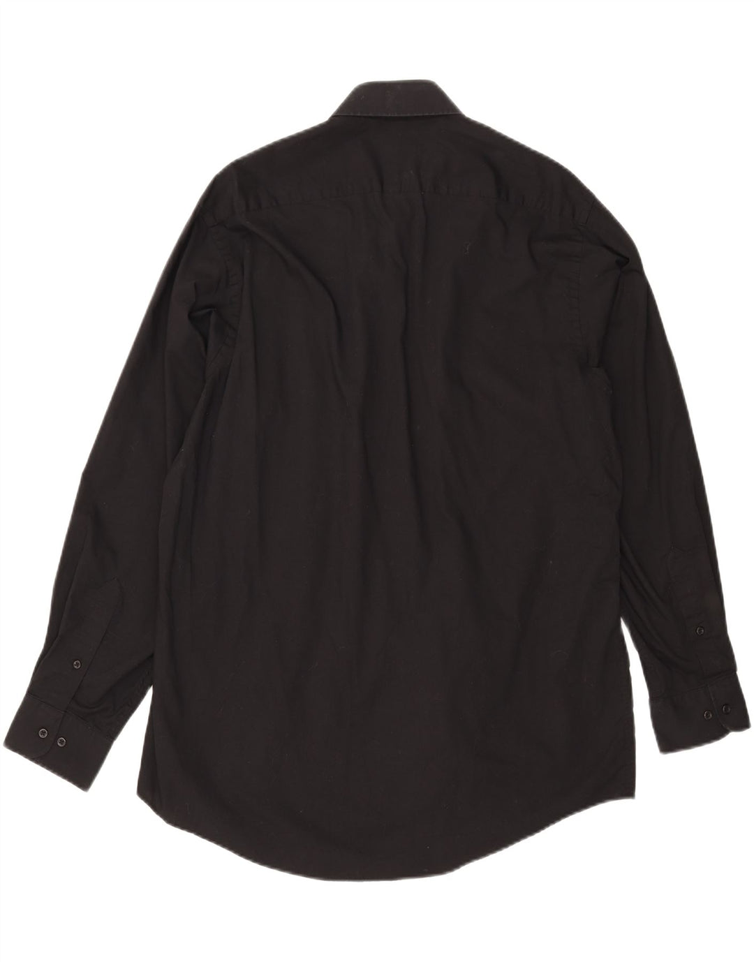 PIERRE CARDIN Mens Tailored Shirt Size 16 1/2 Large Black Cotton Vintage Pierre Cardin and Second-Hand Pierre Cardin from Messina Hembry 